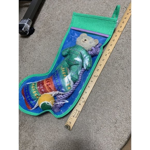 Boots & Barkley Medium/Large Stocking & Dog Toy Set - Bear Balls Rope Bone - Picture 5 of 6